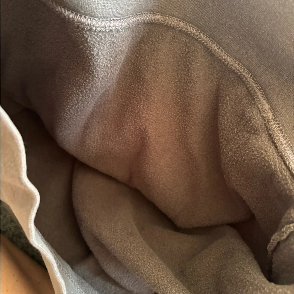 The North Face Brown Hoodie Sweater with Bold Red Logo
